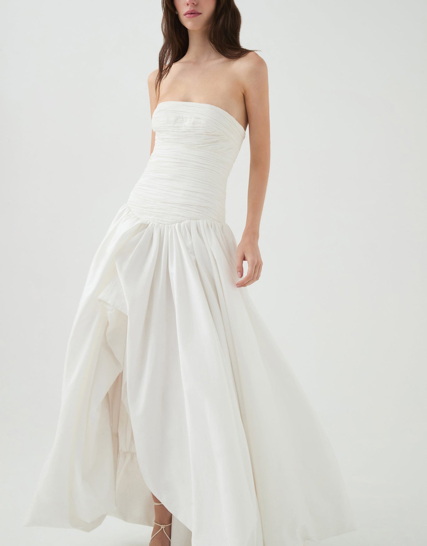 VIOLETTE BUBBLE HEM MAXI