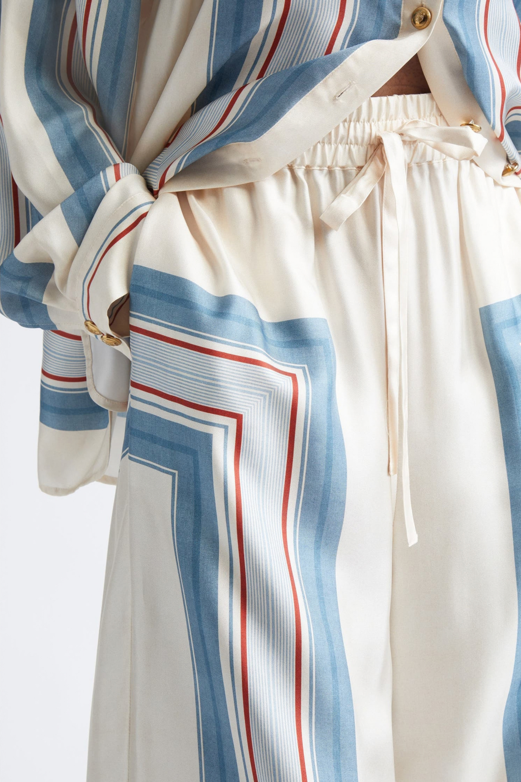 RELAXED TICKING STRIPE SET