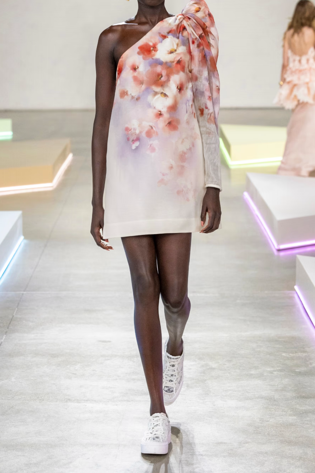 CRUSH ASYMMETRICAL MINI DRESS