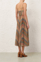 SUNRAY PLEATED PICNIC DRESS