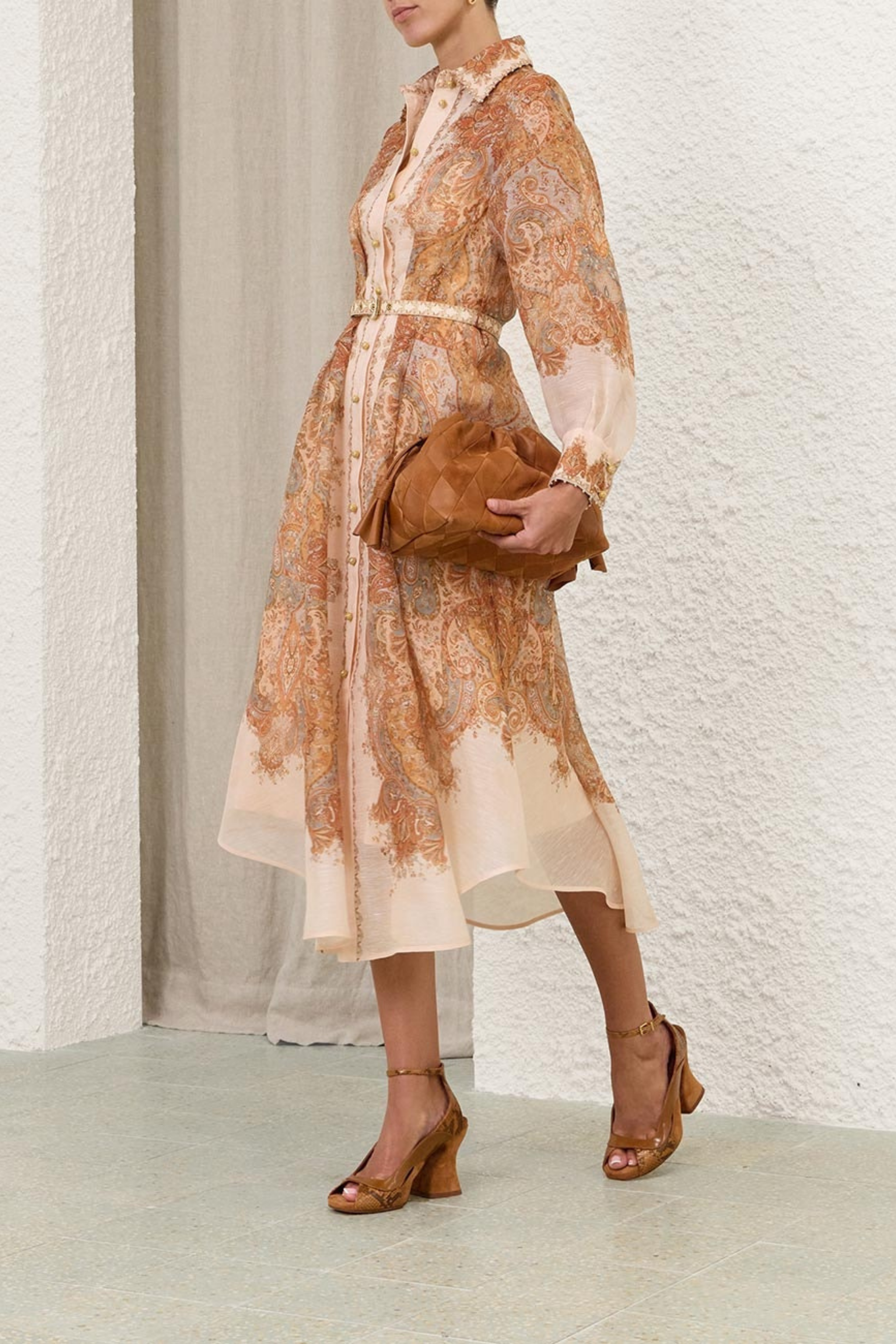 MOMENTUM MIDI SHIRT DRESS