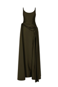 ADELINE GOWN- OLIVE