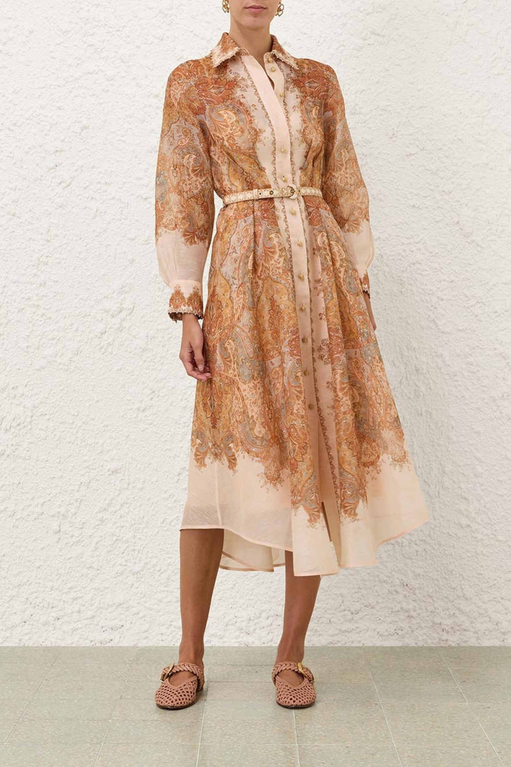 MOMENTUM MIDI SHIRT DRESS
