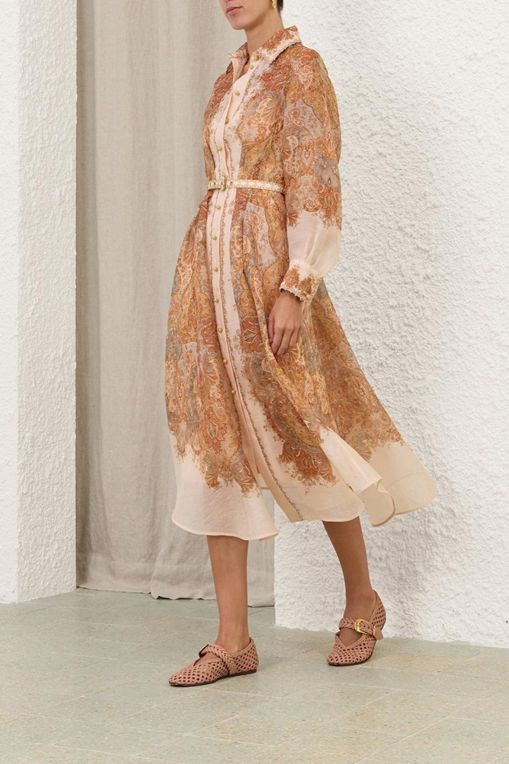 MOMENTUM MIDI SHIRT DRESS