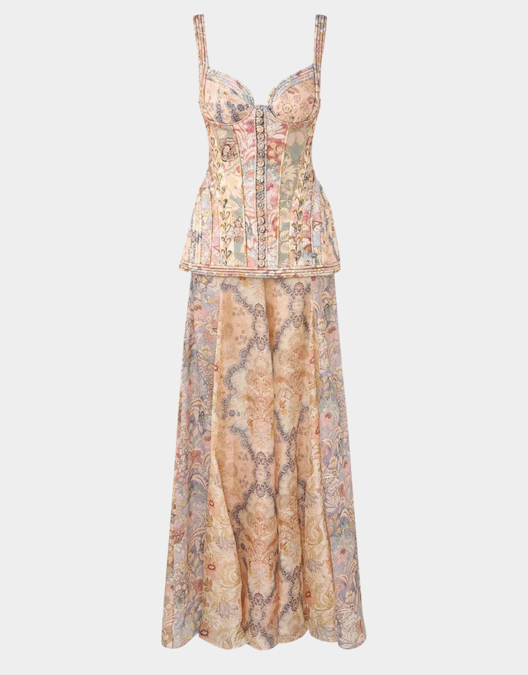 REBELLION CORDED MAXI DRESS