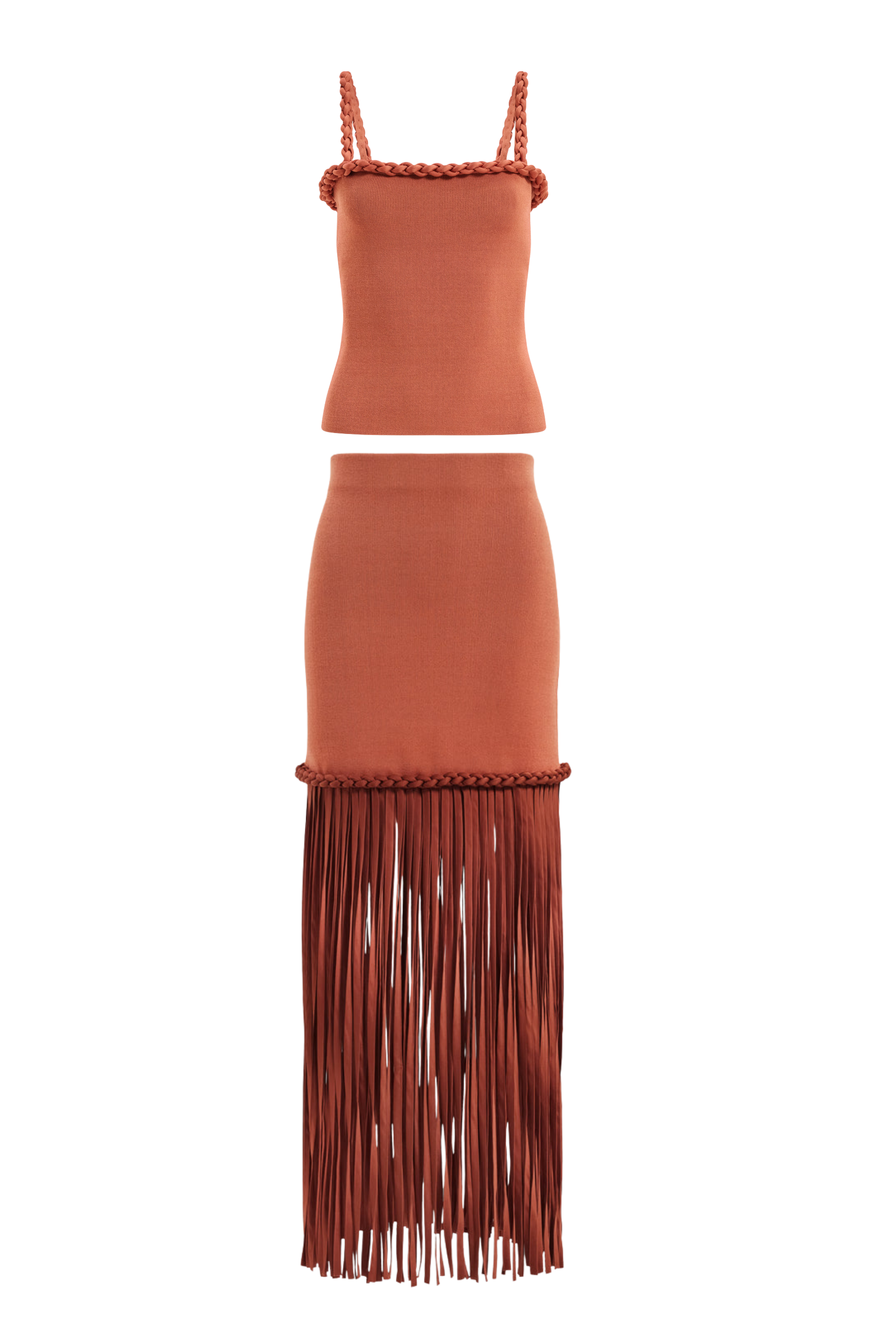 RIBIONA KNIT MIDI SET