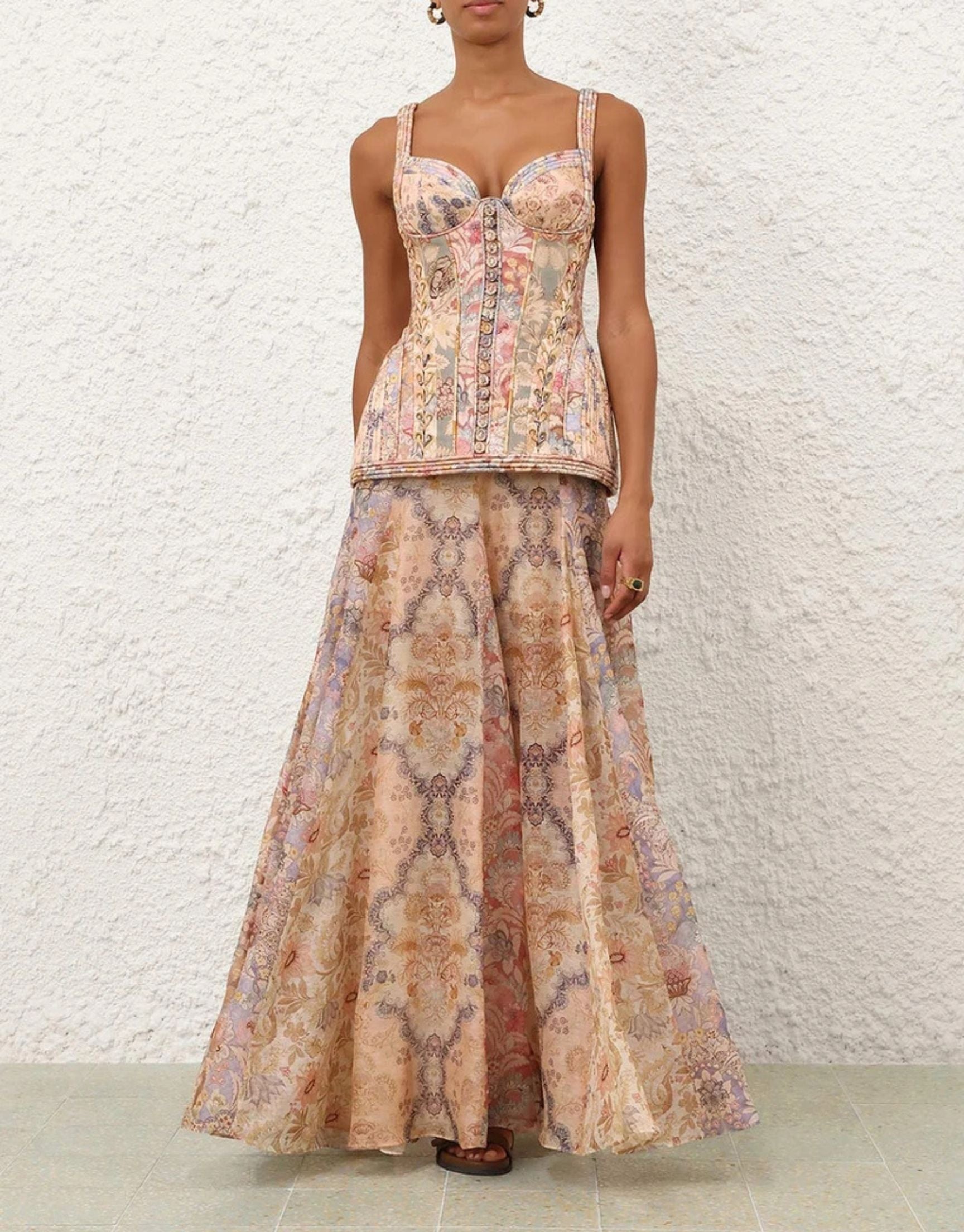 REBELLION CORDED MAXI DRESS