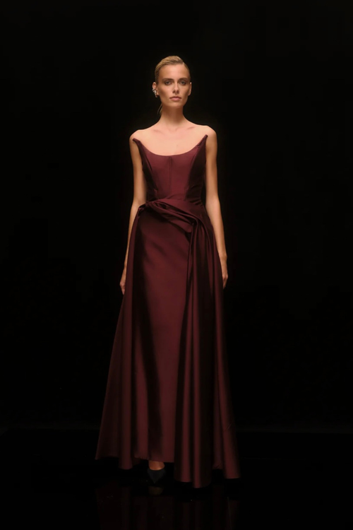 ADELINE GOWN- WINE