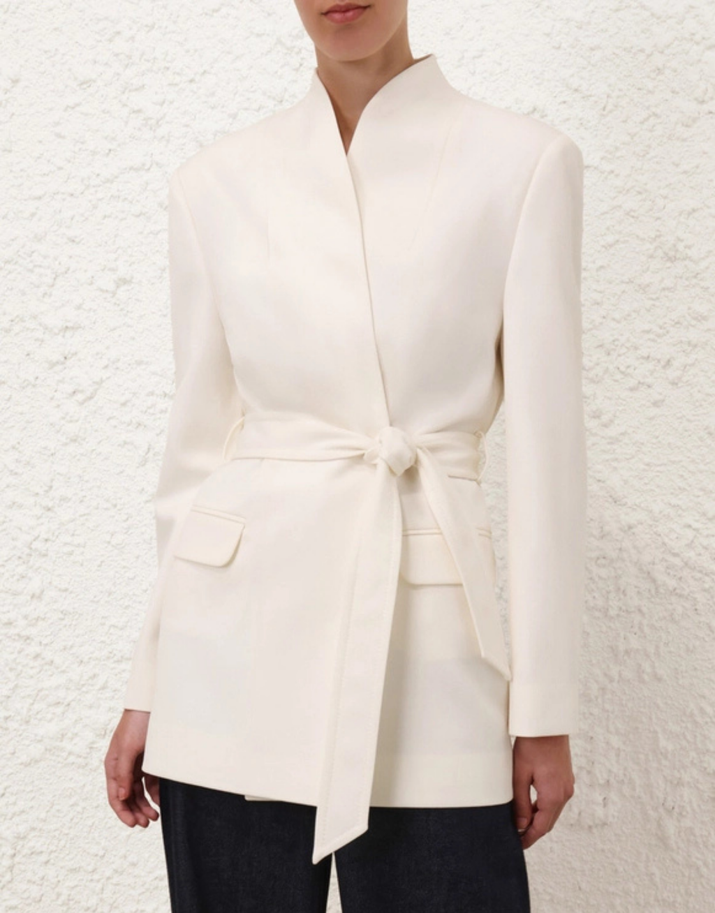 CRUSH BELTED BLAZER
