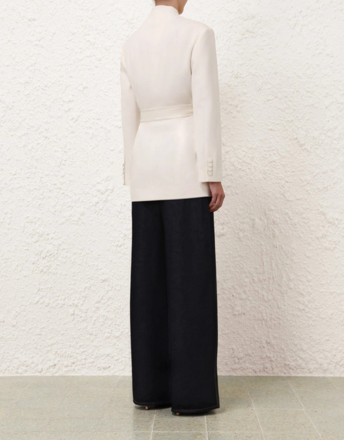 CRUSH BELTED BLAZER