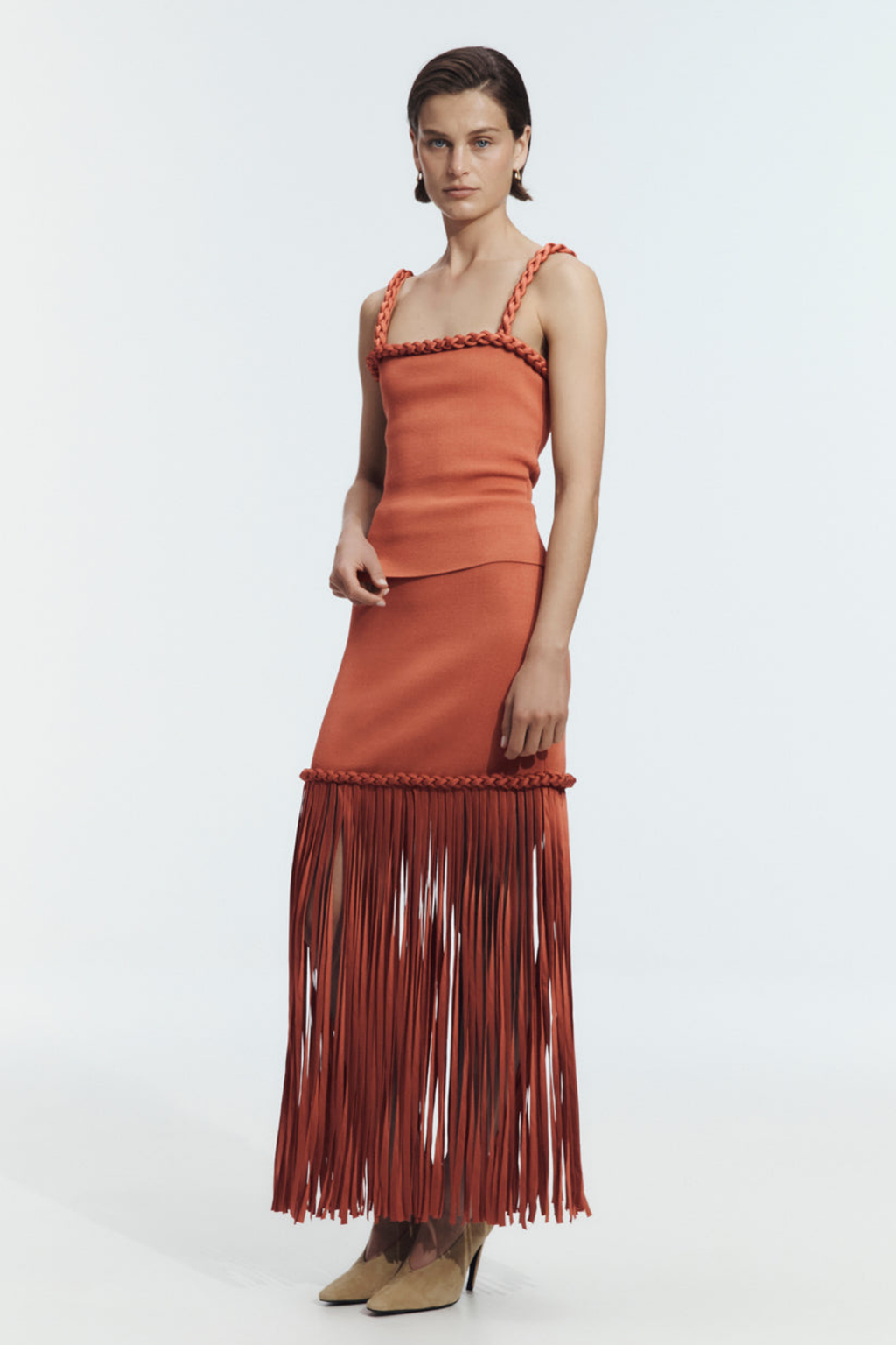 RIBIONA KNIT MIDI SET