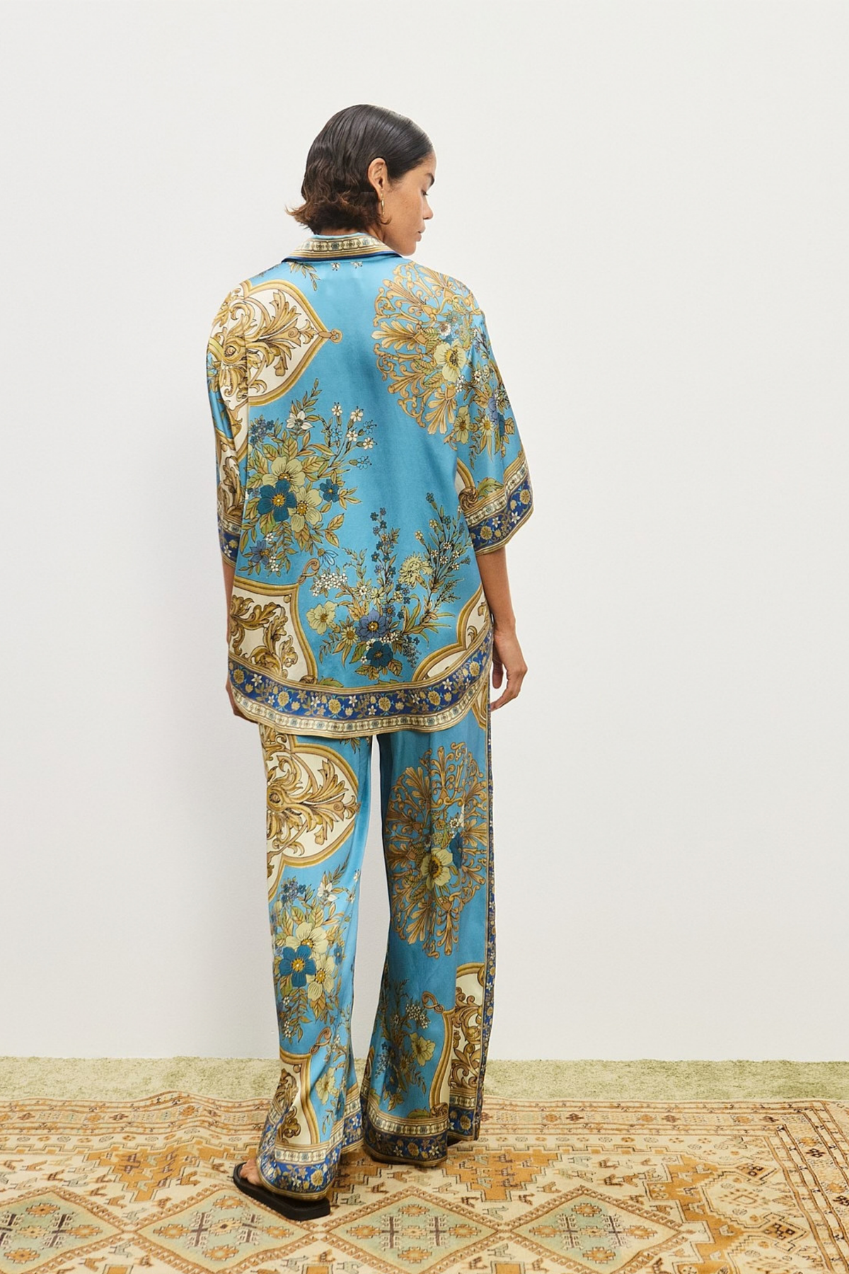 CASSIE SILK PANTS