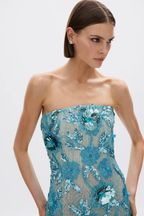 PIERRE GOWN- BLUE