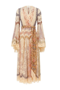 VALIANT PANELLED WRAP DRESS