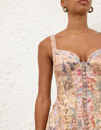 REBELLION CORDED MAXI DRESS