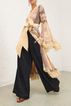 VALIANT PANELLED WRAP DRESS