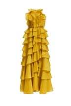 CLEO GOWN CHARTREUSE