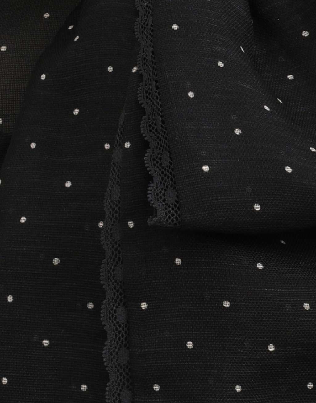 DREAM PUSSY BOW BLACK DOT SET