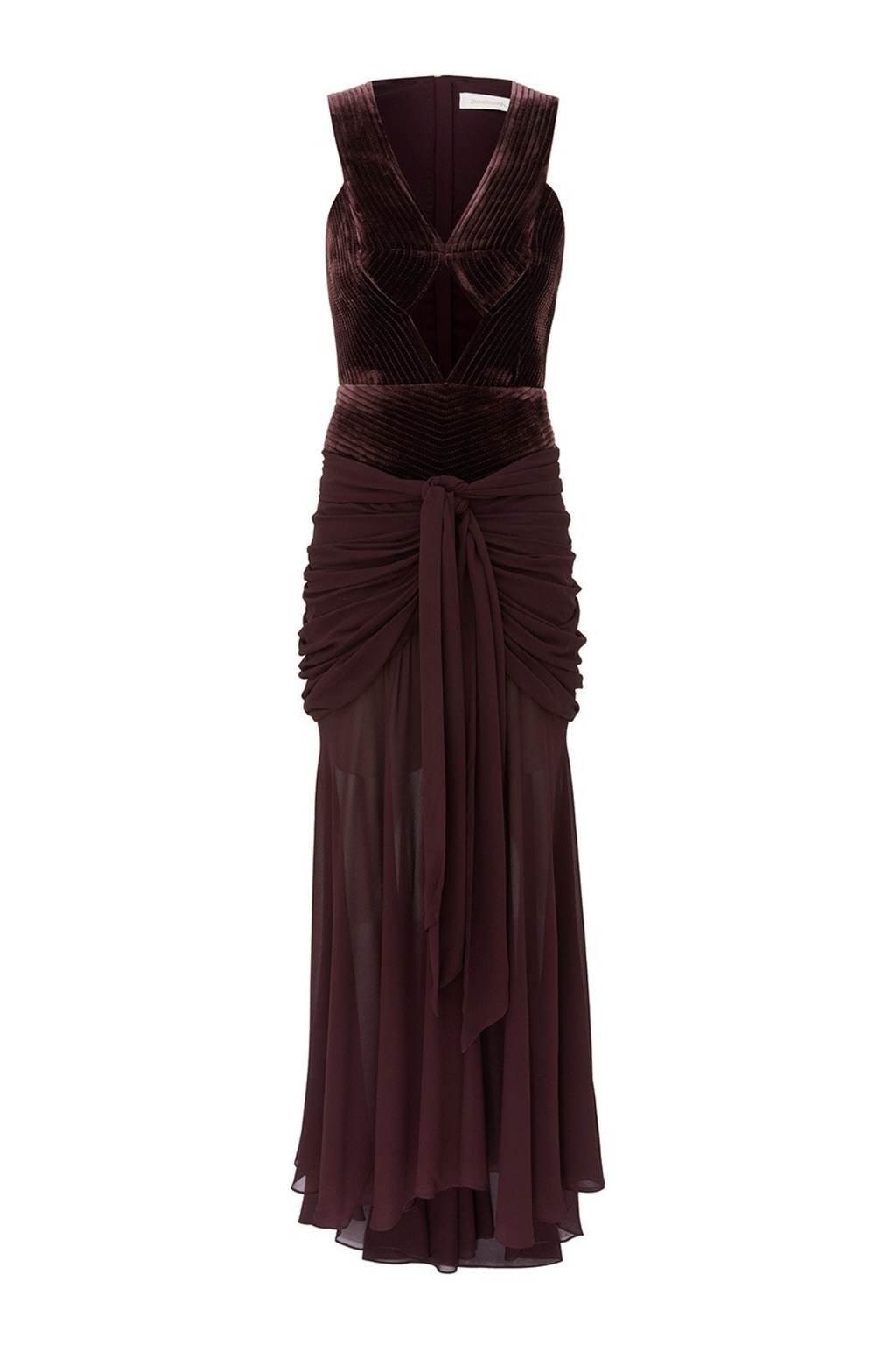 VALIANT DRAPED SLINKY GOWN