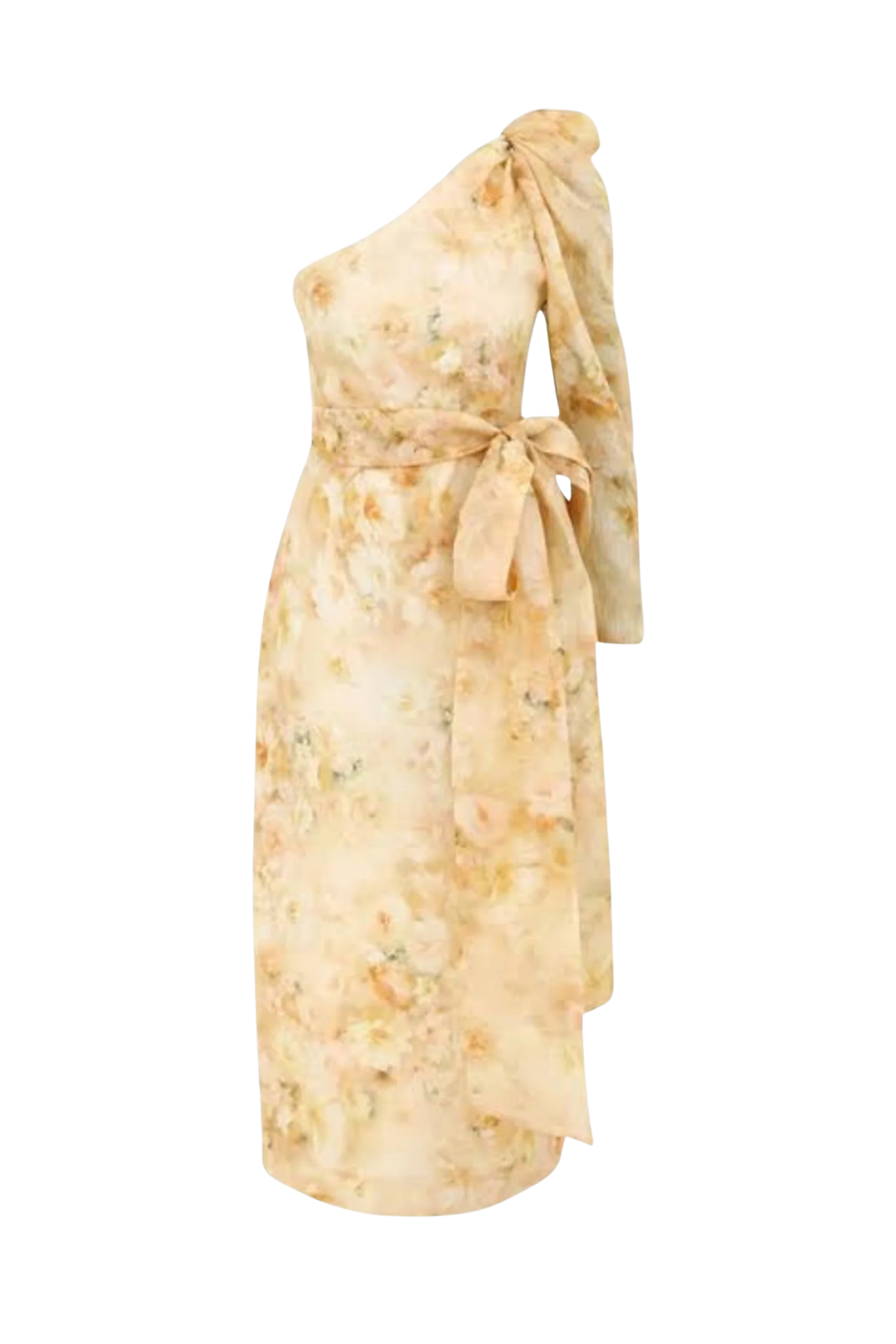 CRUSH ASYMMETRICAL MIDI DRESS