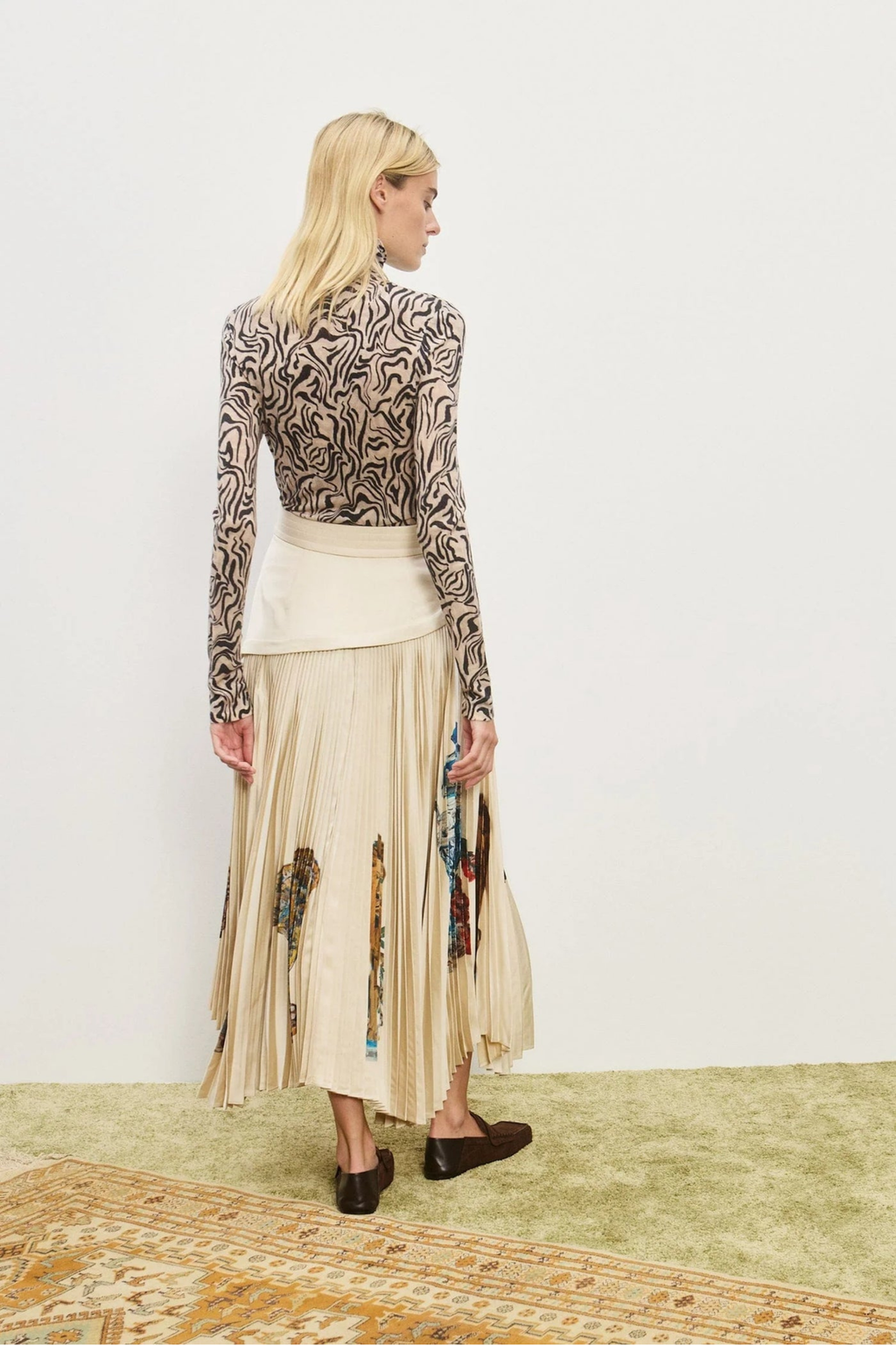 ORAZIO PLEATED SKIRT