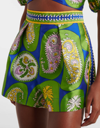 AMELIA PRINTED HIGH RISE SHORTS