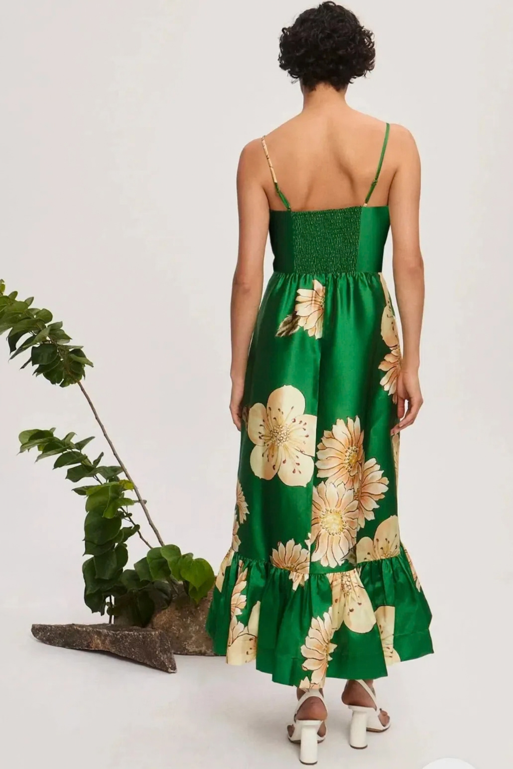 SAGE MIDI DRESS