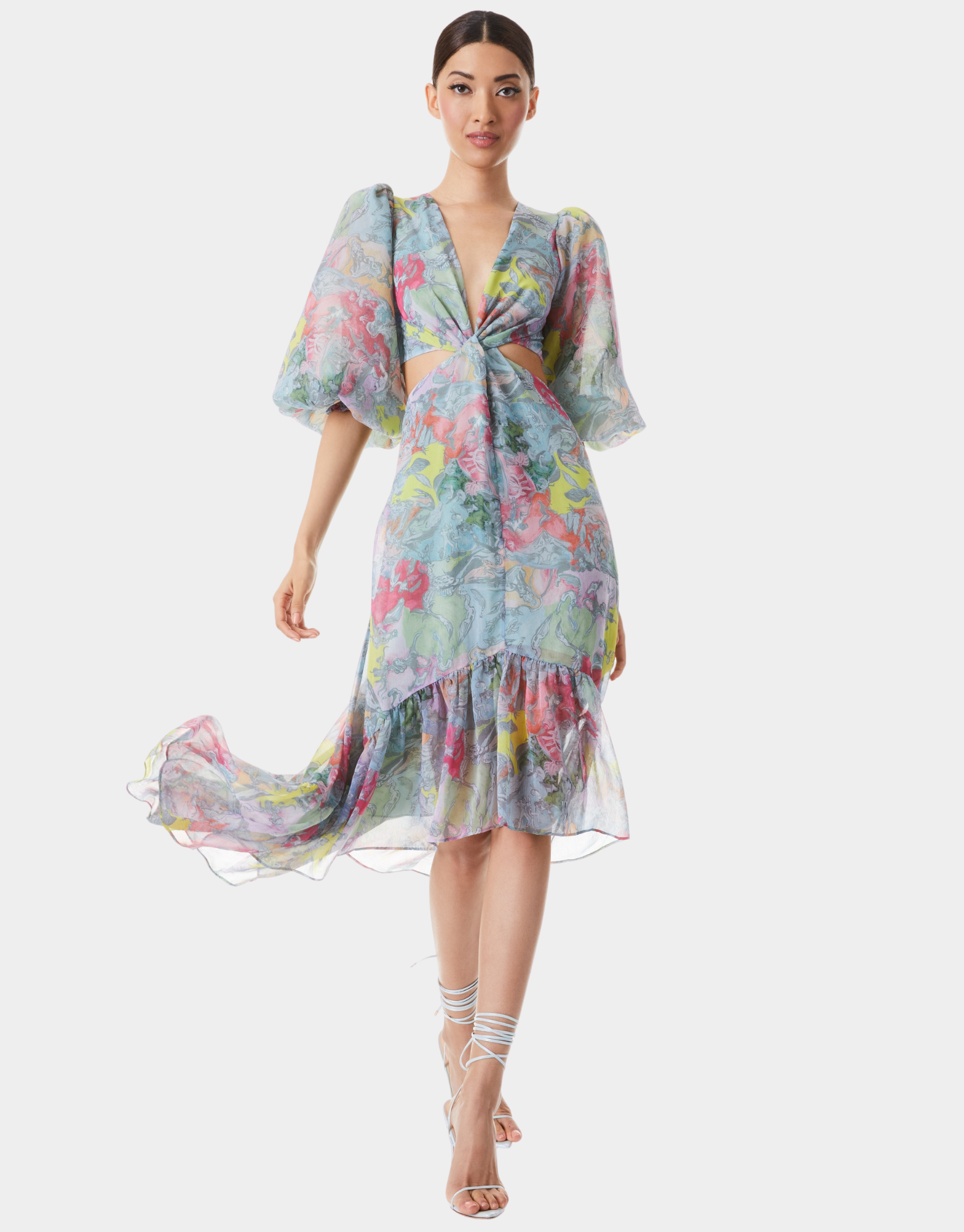 KATIA TWIST FRONT DRESS