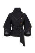VALIANT DENIM BUTTONED JACKET
