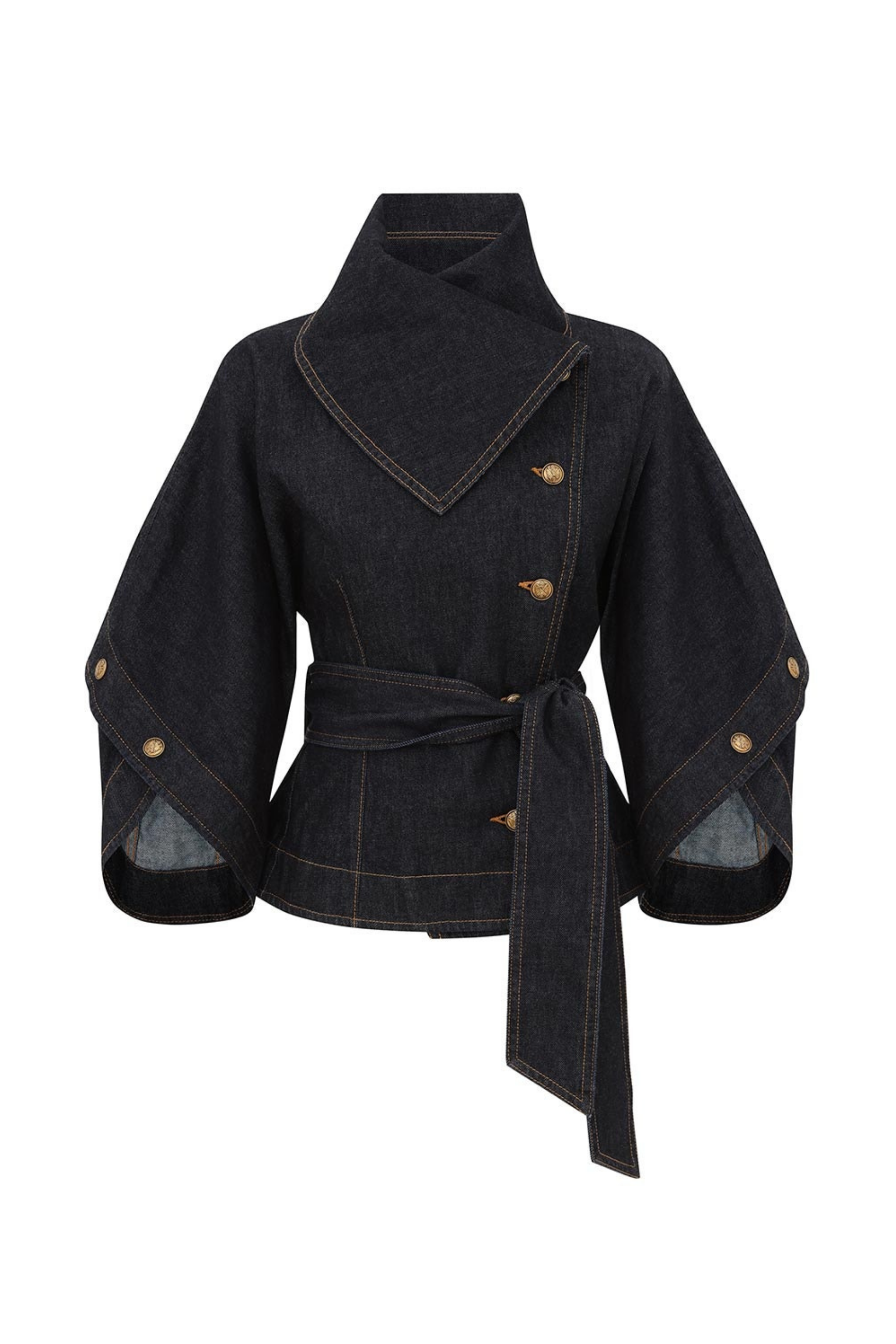 VALIANT DENIM BUTTONED JACKET
