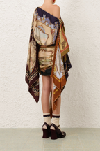 VALIANT DRAPED SCARF DRESS