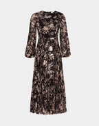 BLACK MOCKINGBIRD SUNRAY LONG SLEEVE DRESS