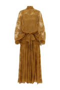 ACCENT BATWING LACE GOWN