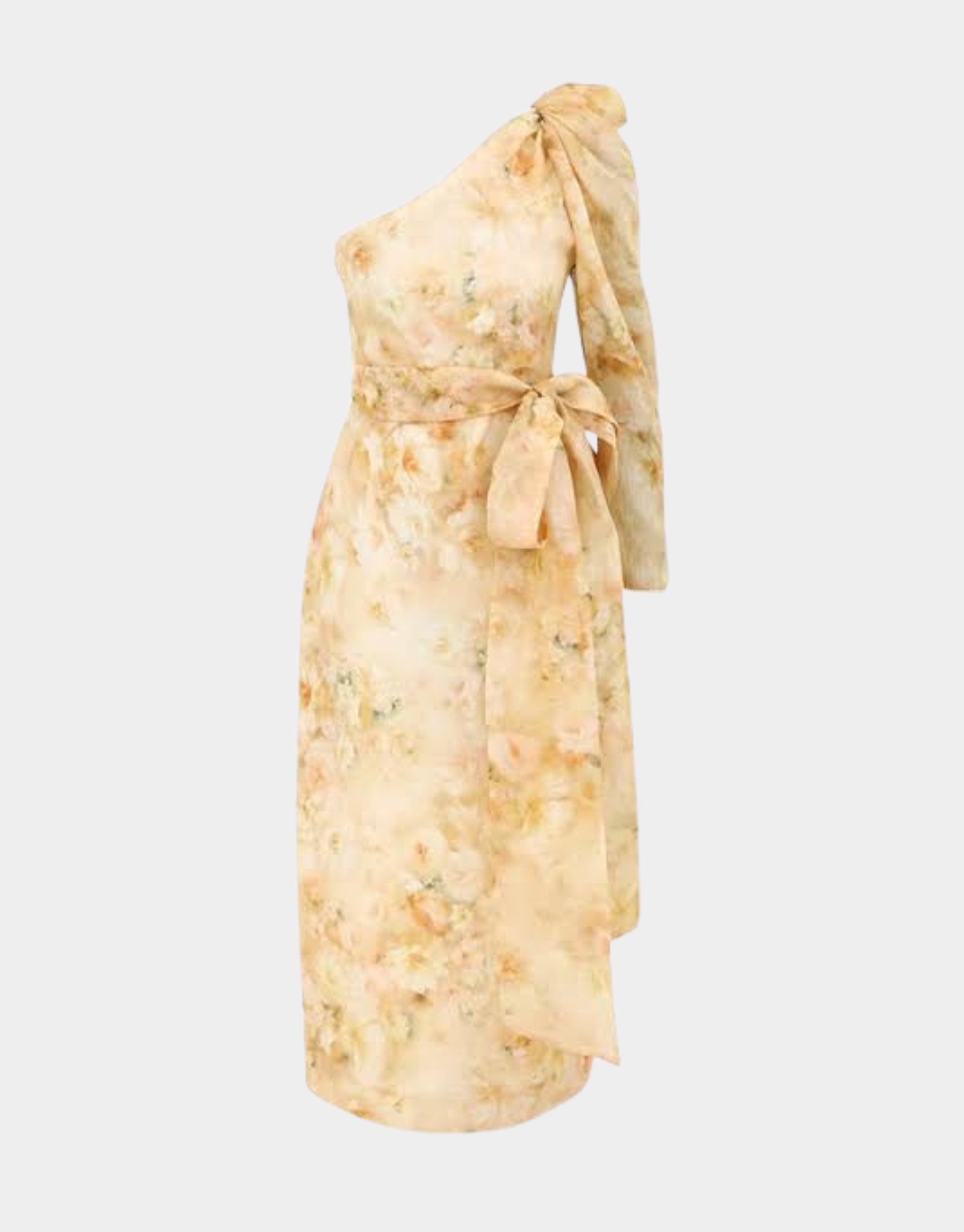 CRUSH ASYMMETRICAL MIDI DRESS