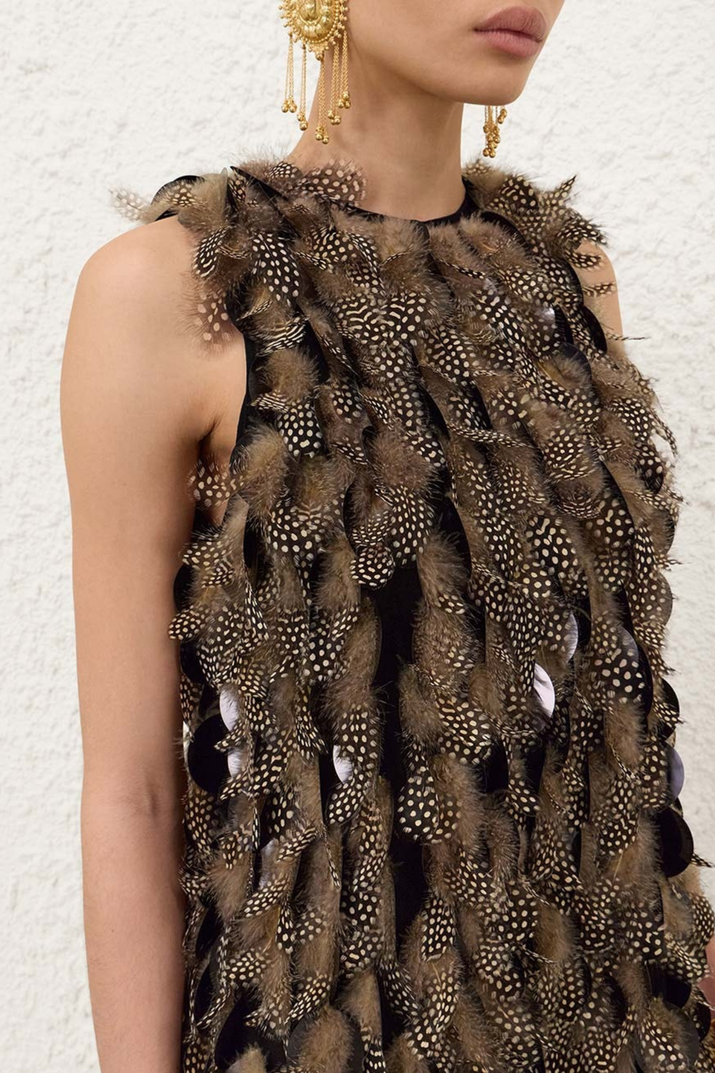 ASCENT EMBELLISHED MINI DRESS