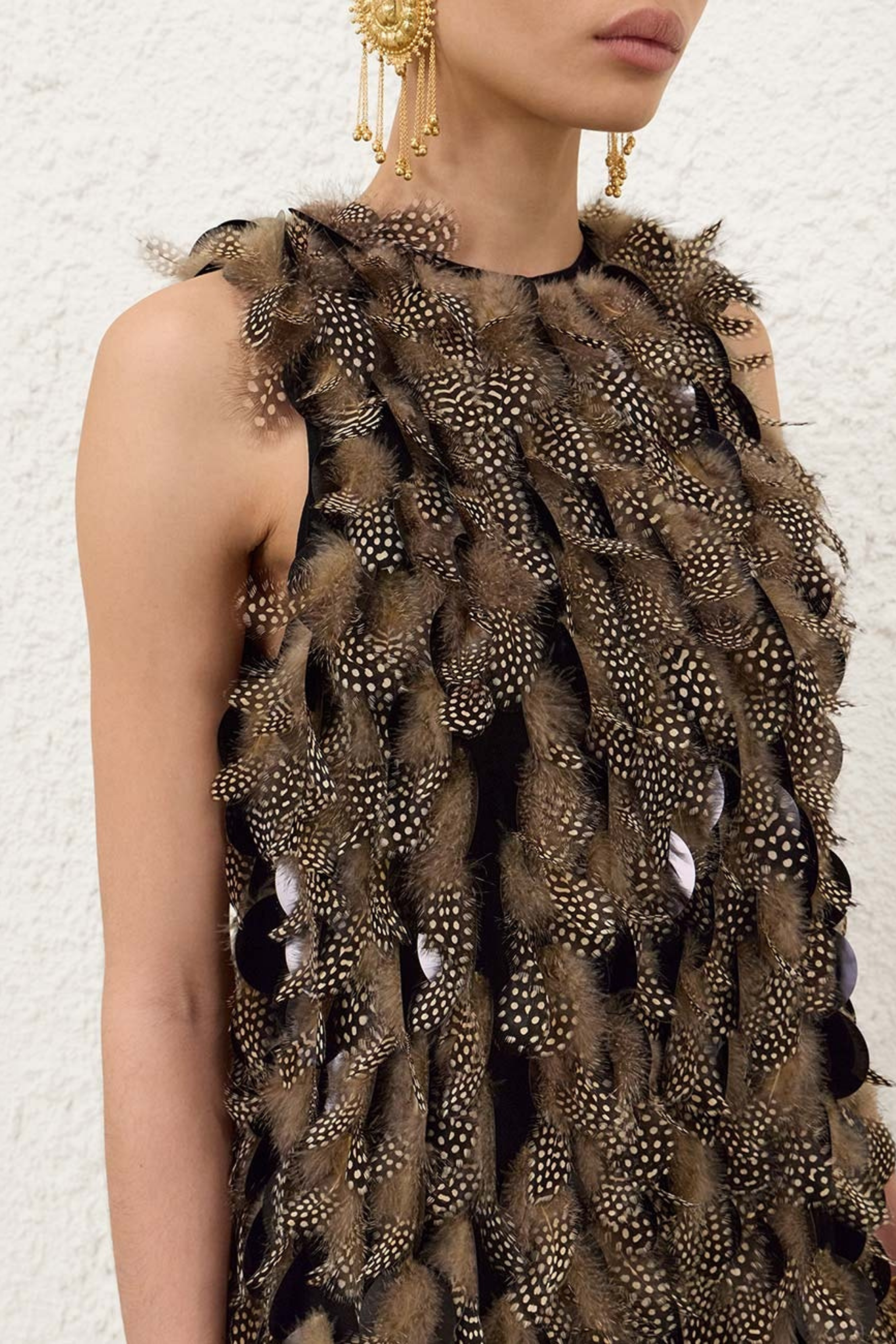 ASCENT EMBELLISHED MINI DRESS