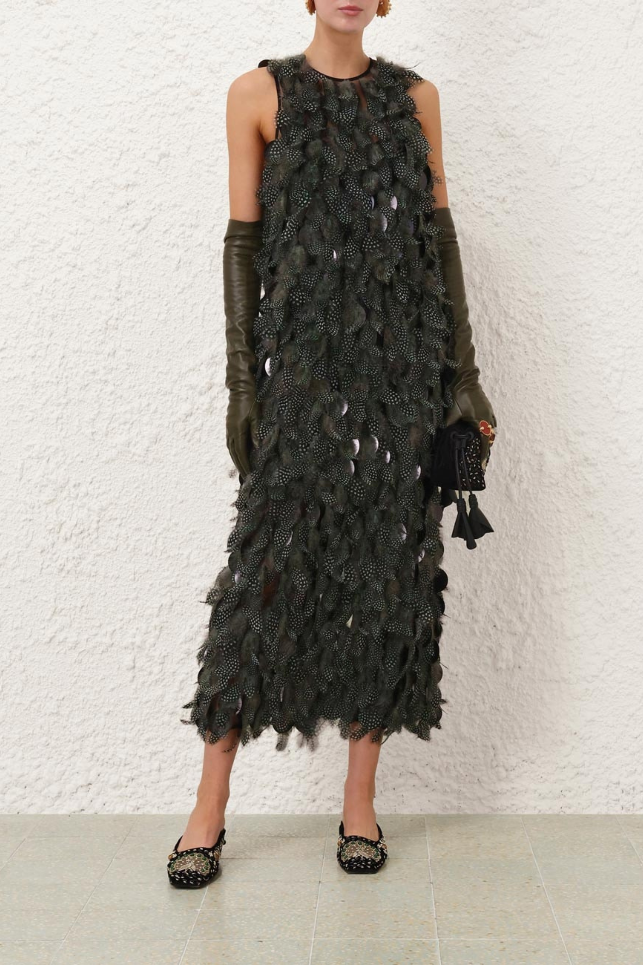 ASCENT EMBELLISHED DRESS