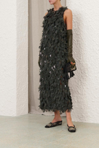 ASCENT EMBELLISHED DRESS