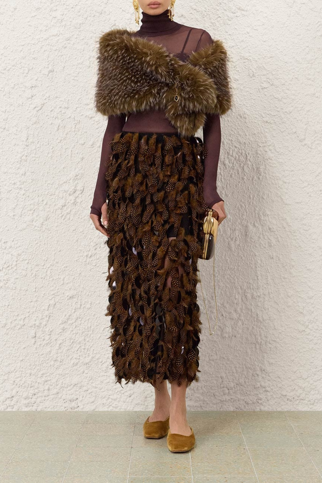ASCENT EMBELLISHED SKIRT