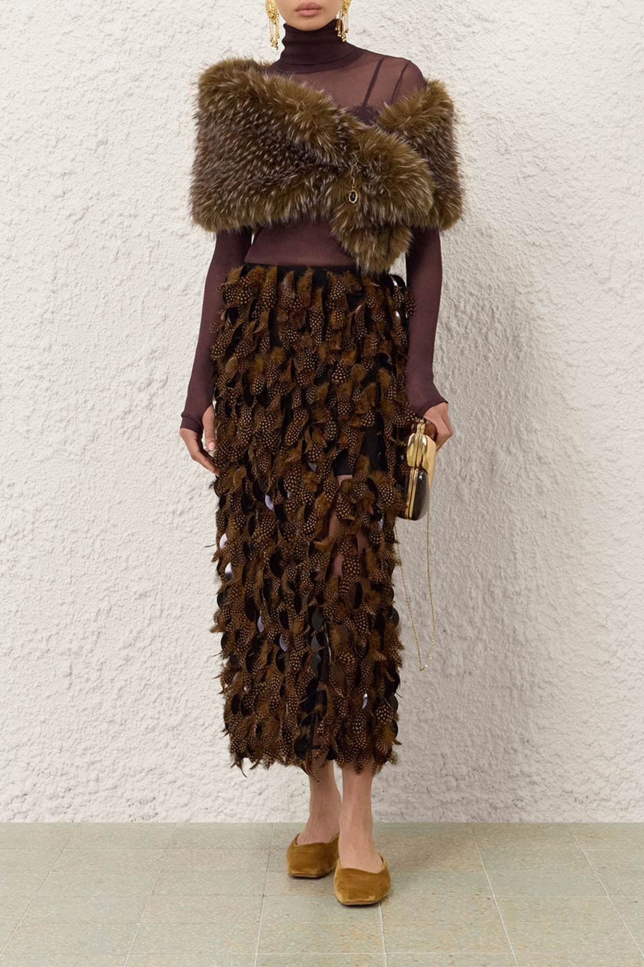 ASCENT EMBELLISHED SKIRT