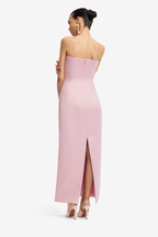 RAYNA EMBROIDERED BUSTIER MAXI DRESS