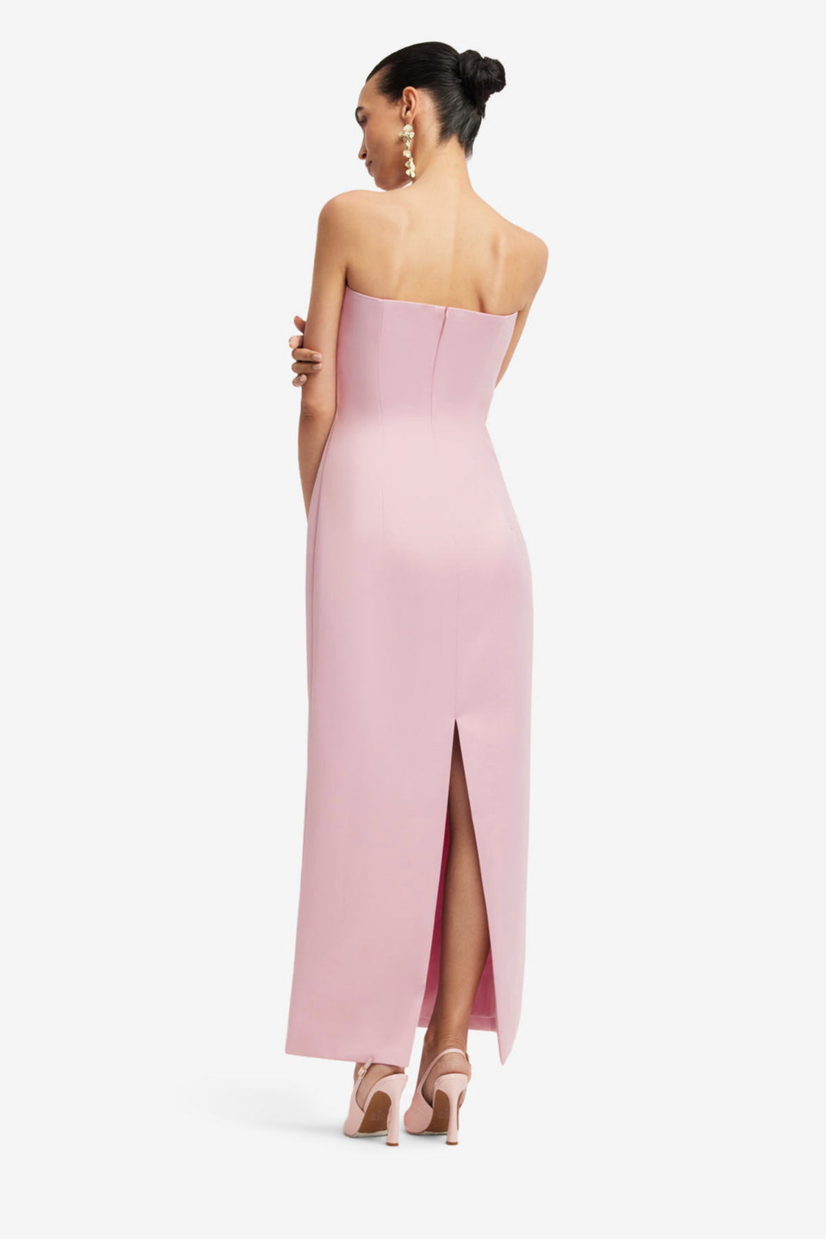 RAYNA EMBROIDERED BUSTIER MAXI DRESS