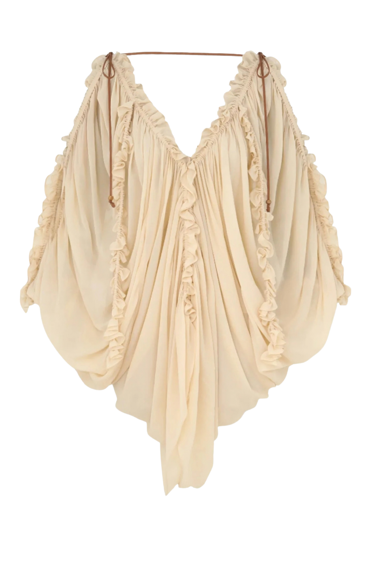 ILLUMINATE DRAPED BLOUSE