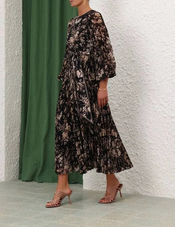 BLACK MOCKINGBIRD SUNRAY LONG SLEEVE DRESS