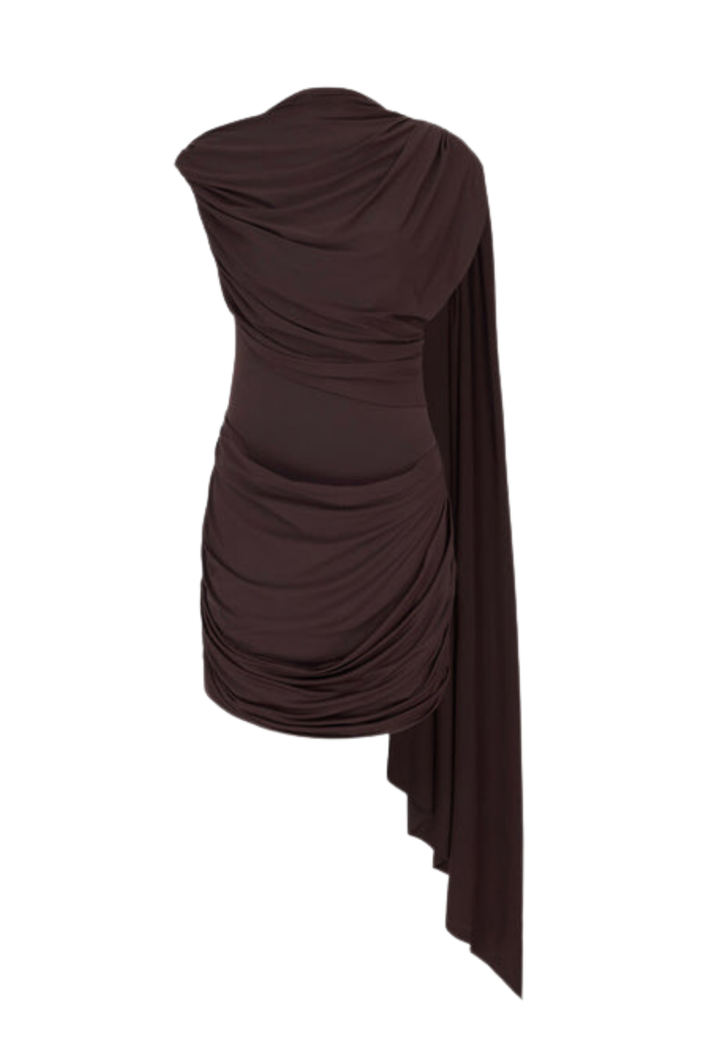 ELARA MINI DRESS BROWN