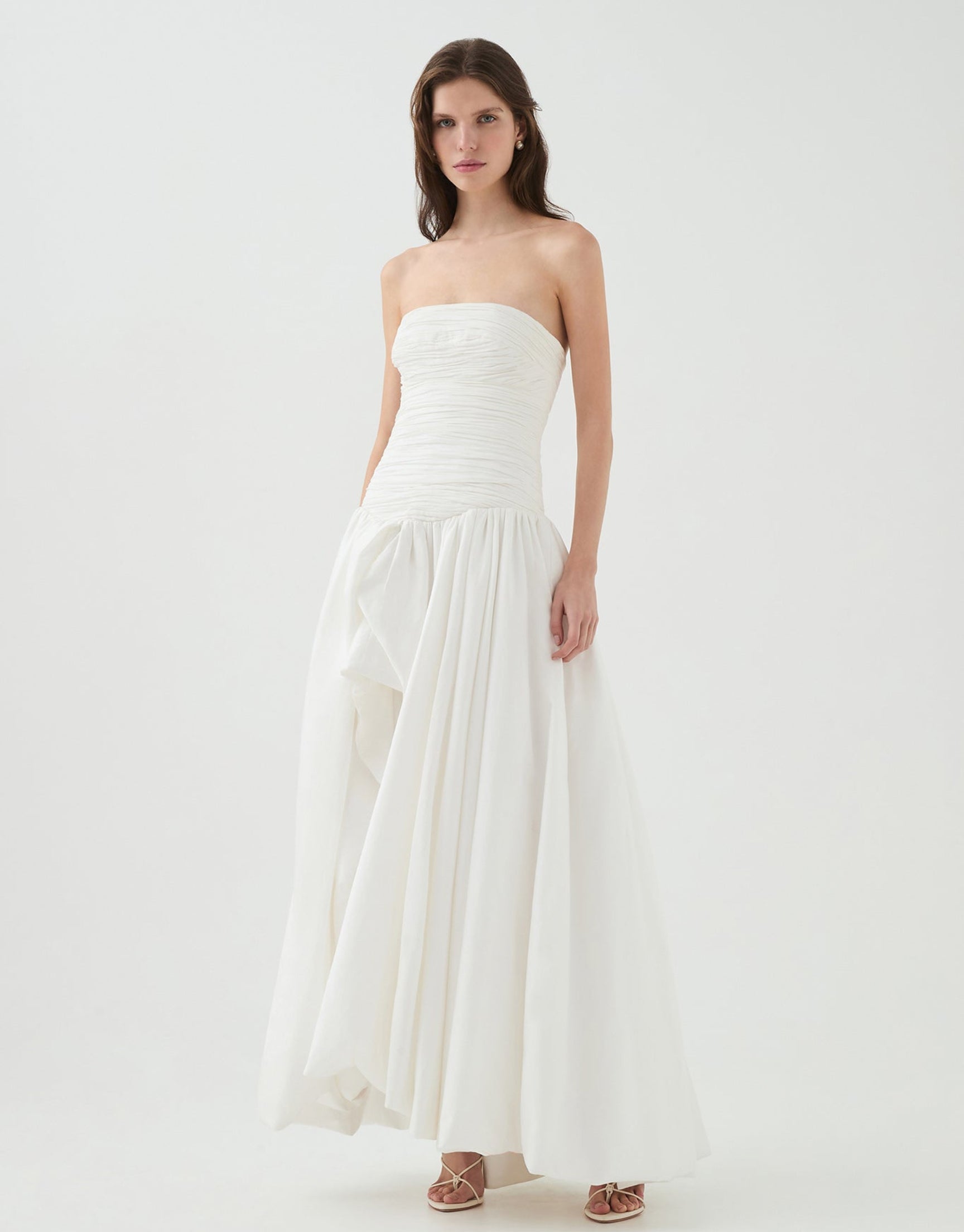 VIOLETTE BUBBLE HEM MAXI