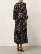 BLACK MOCKINGBIRD SUNRAY LONG SLEEVE DRESS