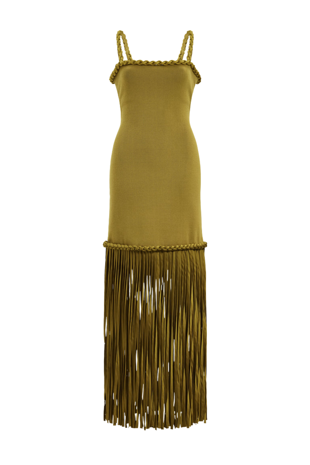 RIBIONA KNIT MIDI DRESS