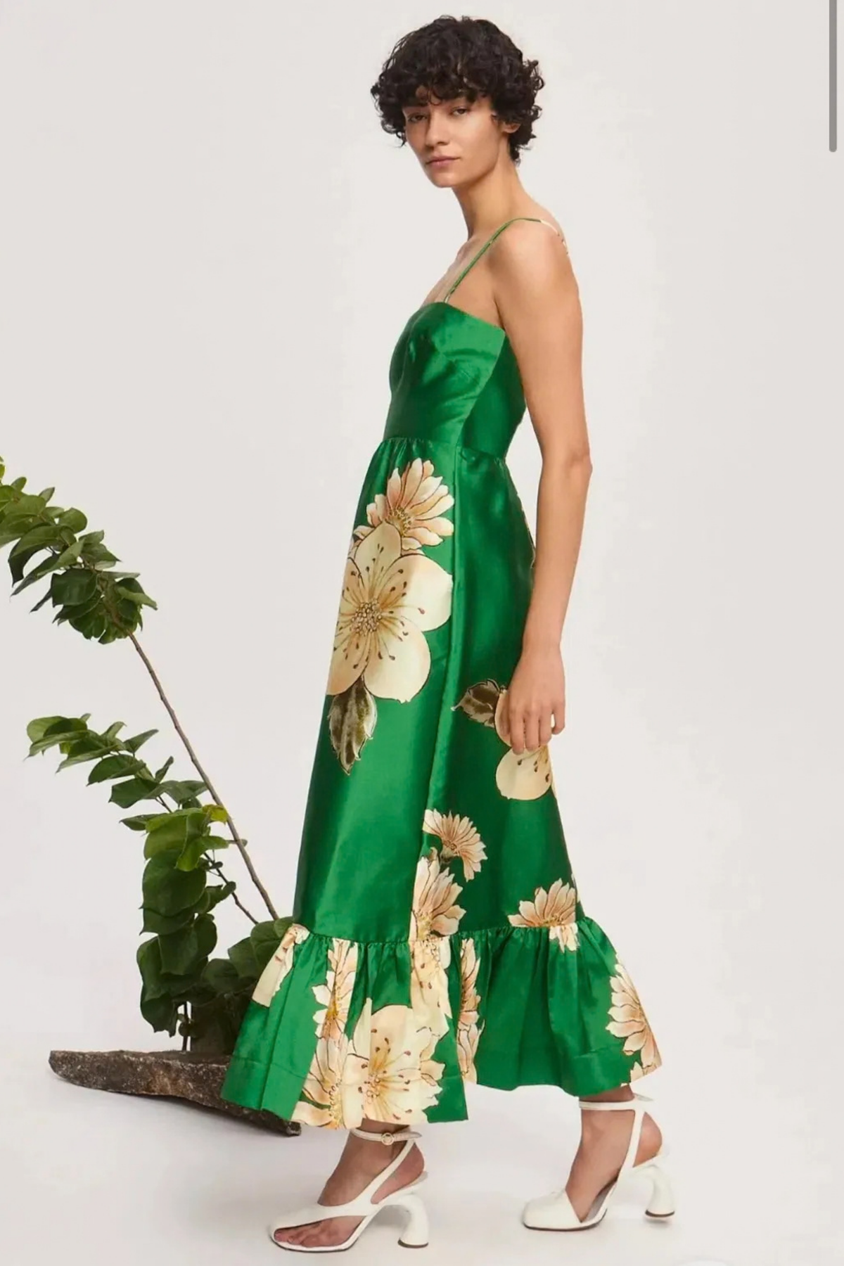 SAGE MIDI DRESS