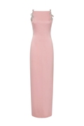 ORYX COLUMN GOWN- ROSEWATER